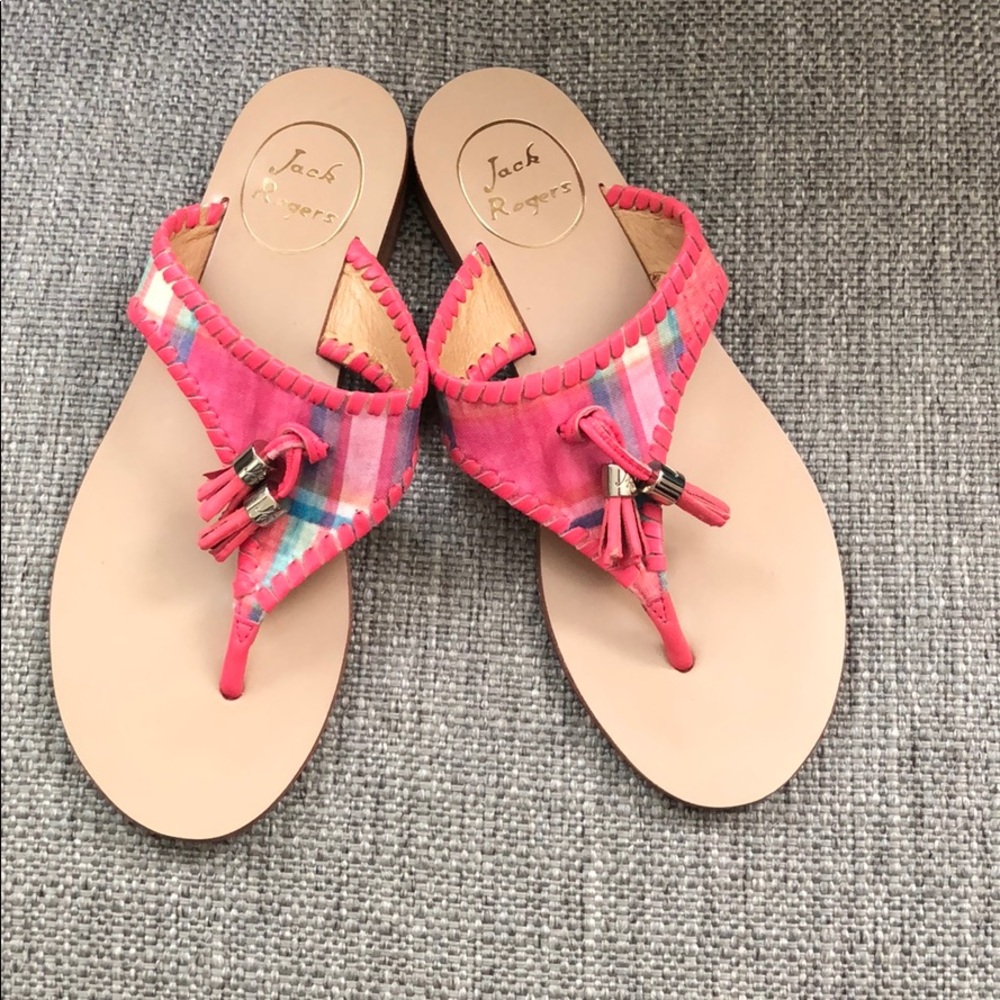 Jack Rogers tassel sandals